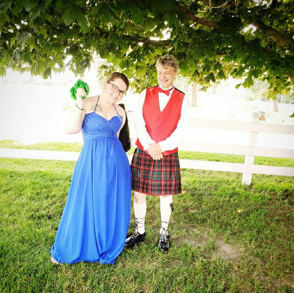 Blue Bridesmaid Dress